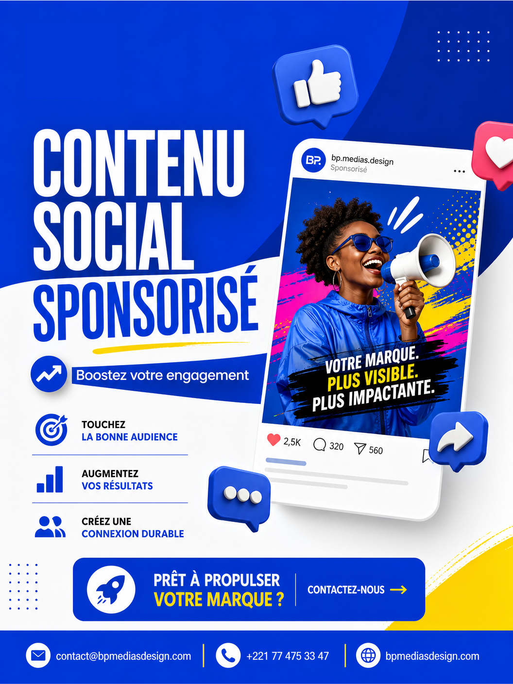 Contenu social sponsorisé